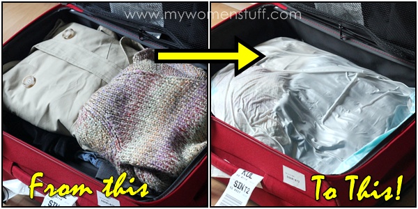armoede nicotine zonlicht Travel Tip: Double Your Luggage Space With Vacuum Bags - My Women Stuff