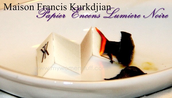 maison francis kurkdjian incense paper review