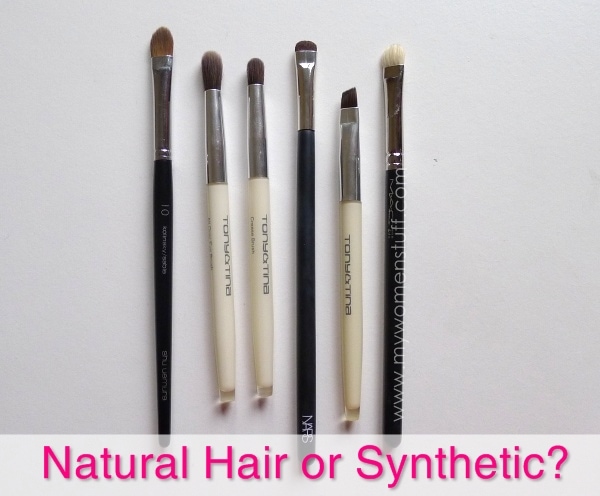 matural or synthetic eye brush