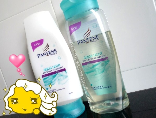 pantene aqua light shampoo conditioner review