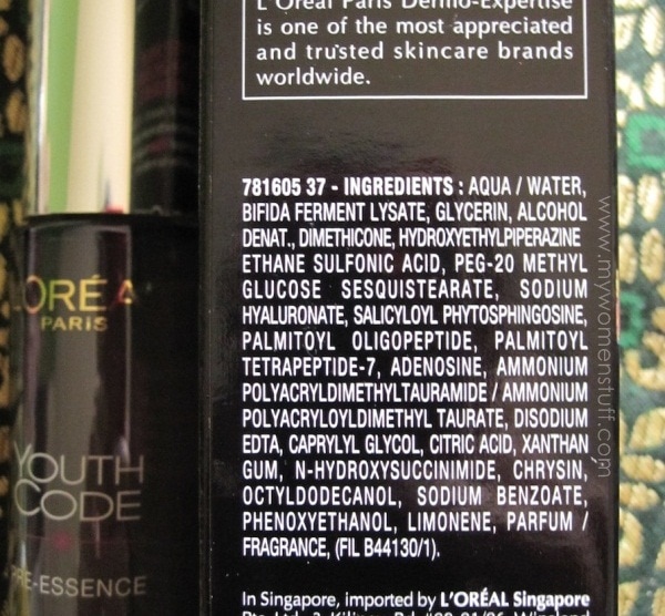 ingredient list