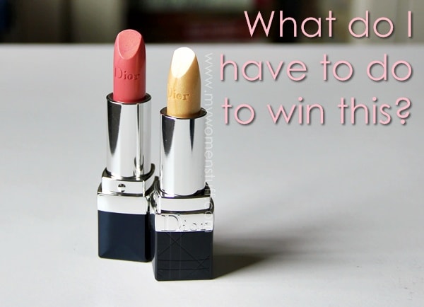 dior lipstick giveaway