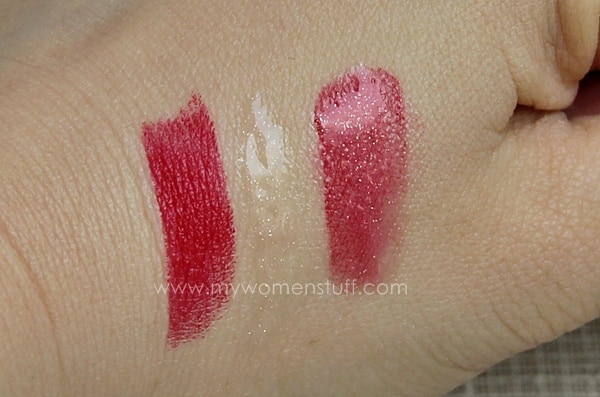 revlon true red and sparkly za lipgloss