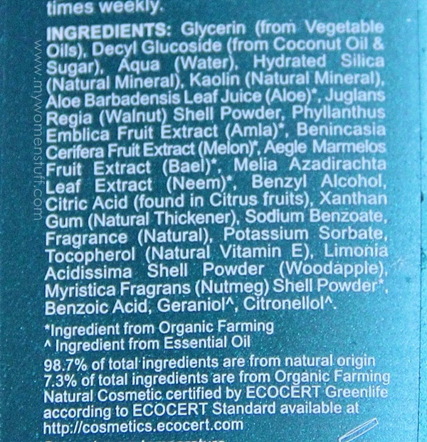 ingredient list