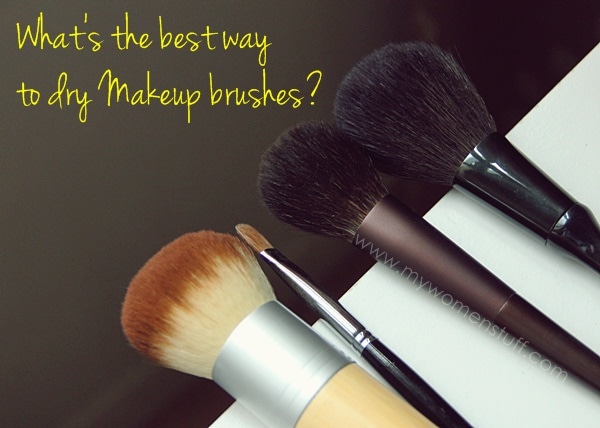 best way to dry makeup brushes