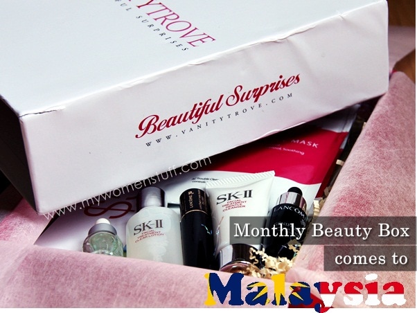 vanity trove beauty box subscription service malaysia