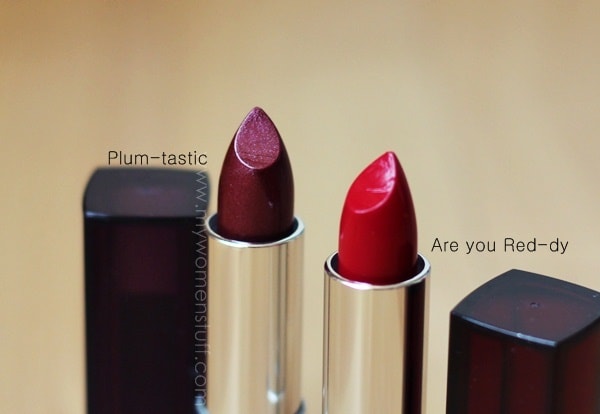 maybelline plum-tastic are you red-dy close up
