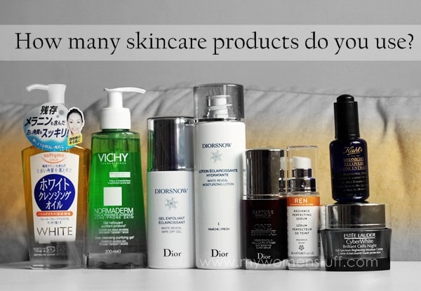 how many skincare products do you use?