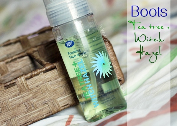 boots tea tree witch hazel cleanser