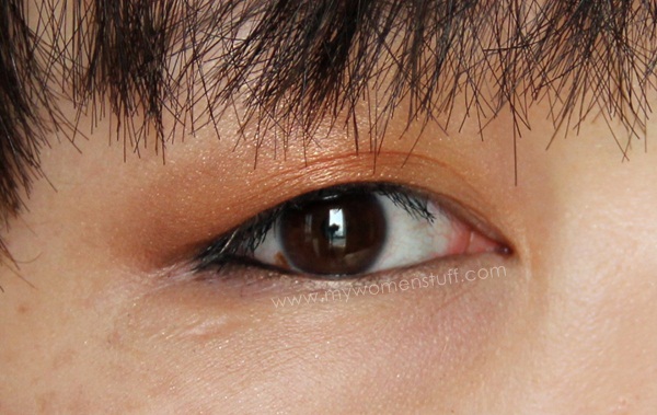 aurora eyeshadow on eyes
