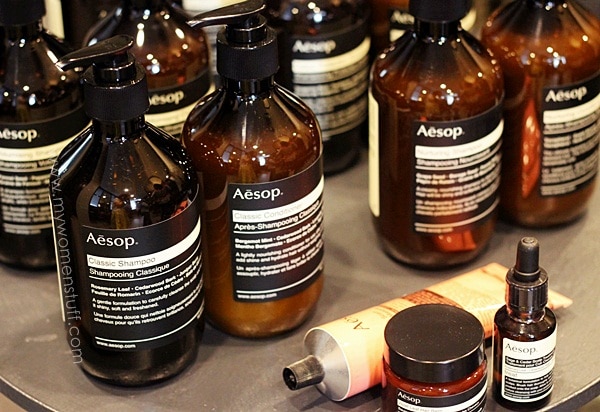 aesop black label hair care
