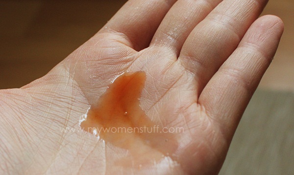 antipodes juliet skin brightening gel cleanser in hand 