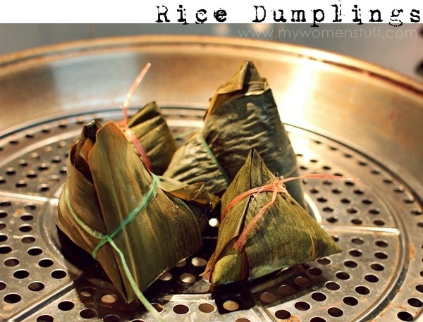 rice dumplings bak chang