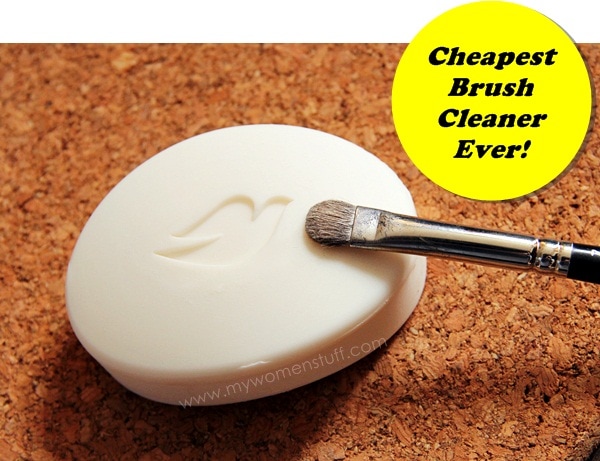 dove soap brush cleaner