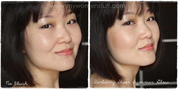 burberry summer glow before after