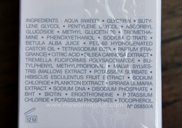 diorsnow lotion ingredients