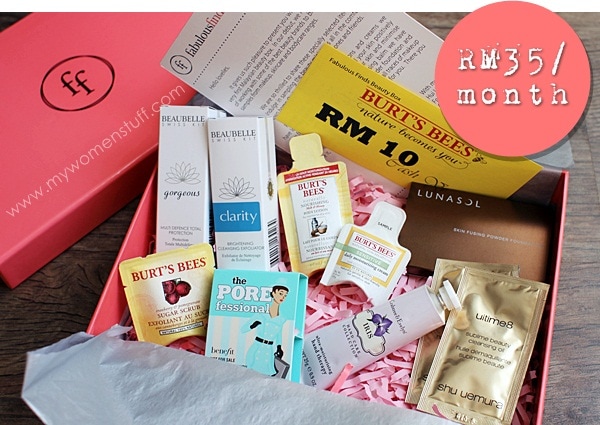 fabulous finds beauty box malaysia july contents