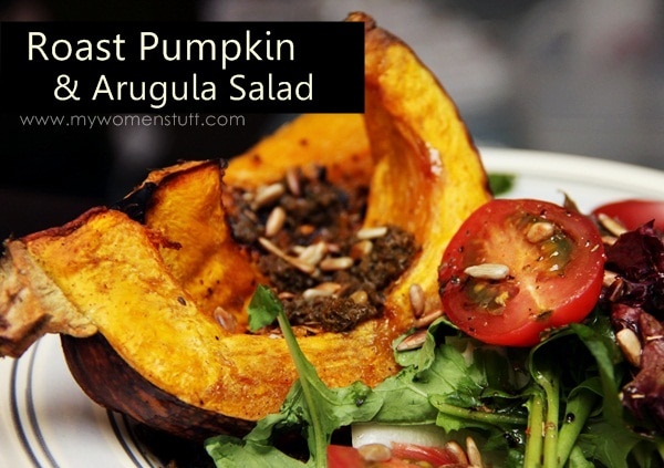 roast pumpkin and arugula salad recipe