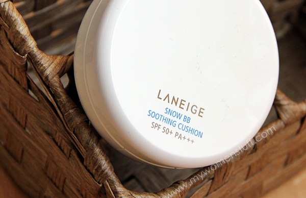 laneige snow bb soothing cushion case