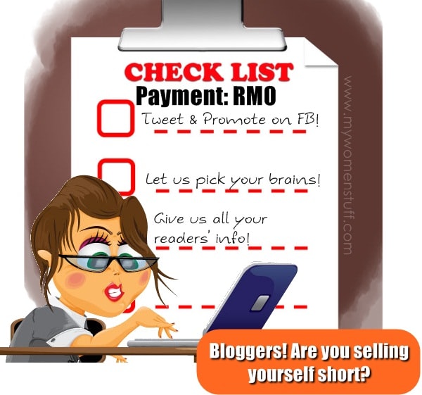 bloggers don't sell yourself short