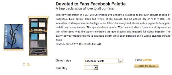 ysl facebook palette sale page extract