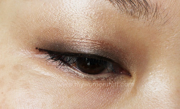 dior golden brown panther palette look