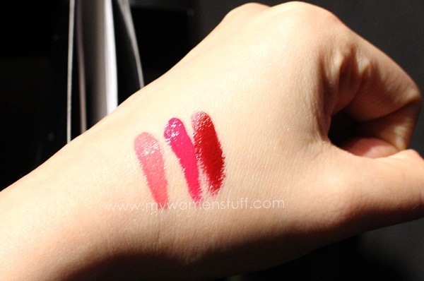 shiseido lacquer rouge swatch