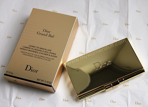 dior grand bal palette packaging