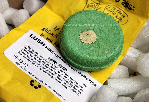 lush karma komba solid shampoo