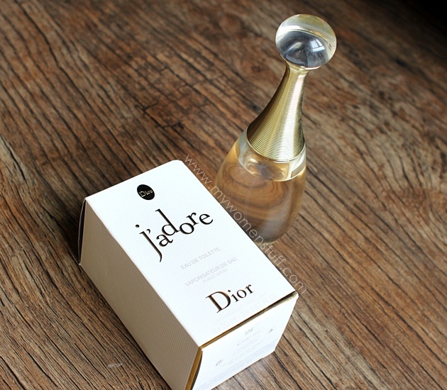 j'adore purse spray box