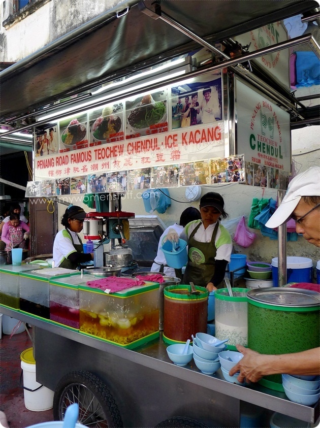 penang road chendol stall