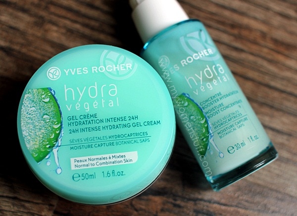 yves rocher hydra vegetal gel cream and booster concentrate