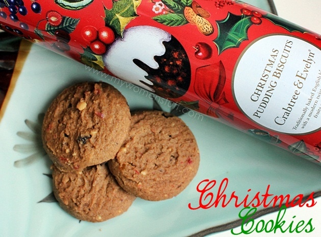 crabtree & evelyn christmas pudding cookies