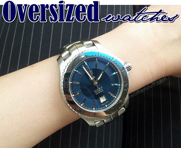 oversized watches