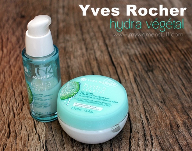 yves rocher hydra vegetal concentrate and gel cream