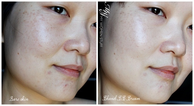 chanel cc ream before/after
