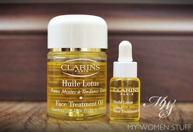 clarins lotus treatment oil