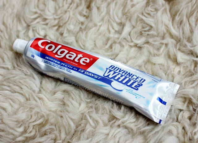 colgate advanced white toothpaste