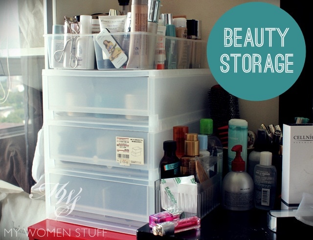 beauty storage box muji drawers 