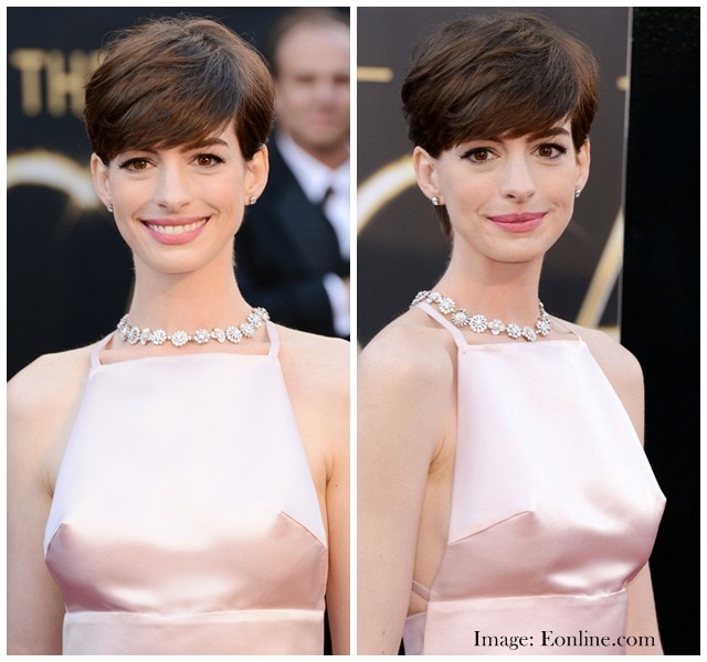 anne hathaway prada dress oscars 2013