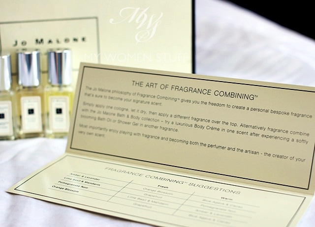 jo malone art of fragrance combining