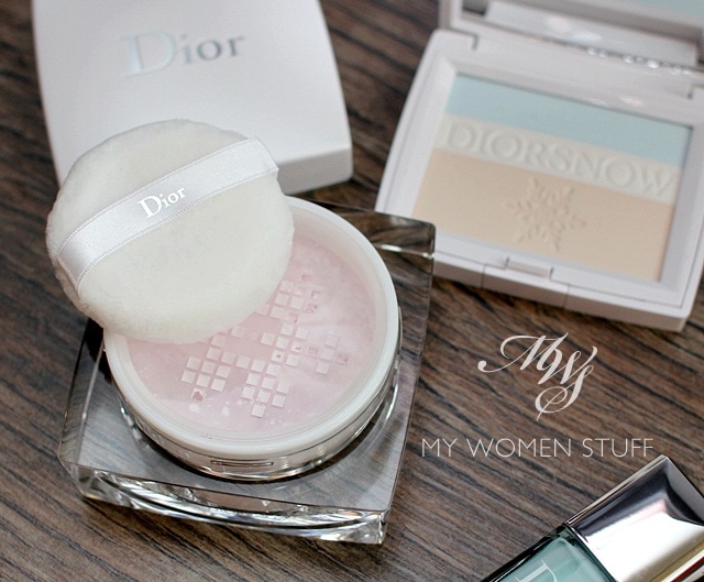 diorsnow loose powder Clear, Translucent, Radiant, Glowing   Words to describe Diorsnow Makeup and Frost Bloom palette 2013