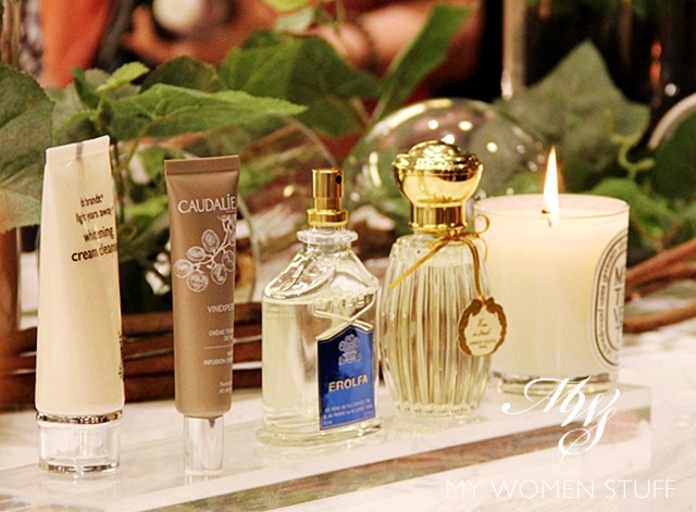 kens apothecary dr. brandt, caudalie, creed, annick goutal, diptyque