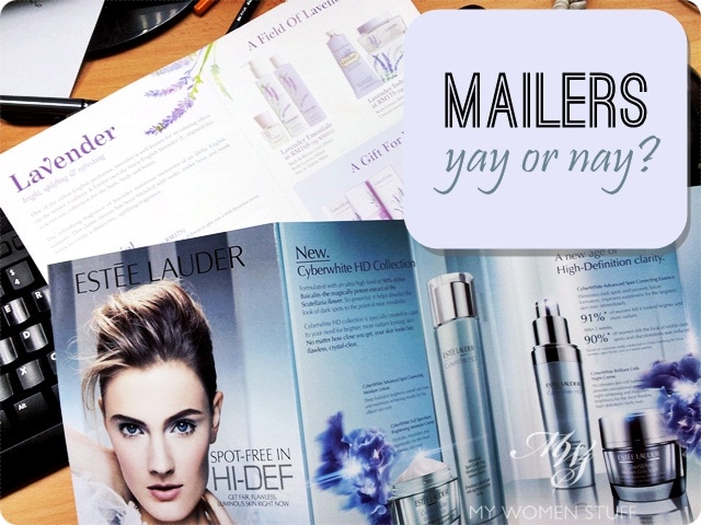 cosmetics mailers flyers