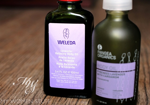 weleda relaxing lavender body oil