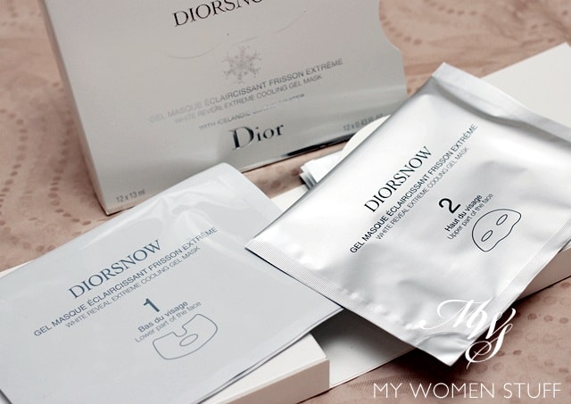 diorsnow extreme cooling gel mask