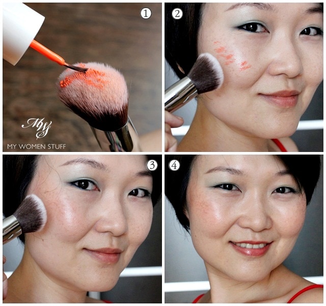 apply cream blush tutorial