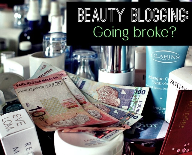 beauty blogging making me broke