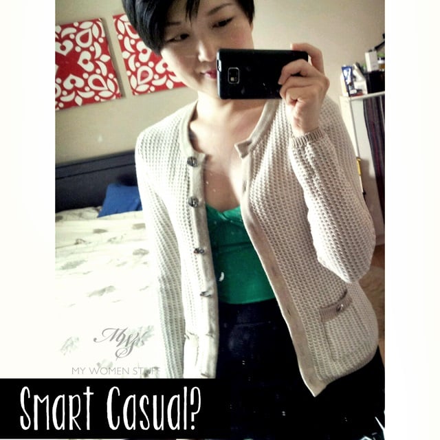 what i wore smart casual