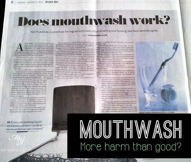 mouthwash harmful or good